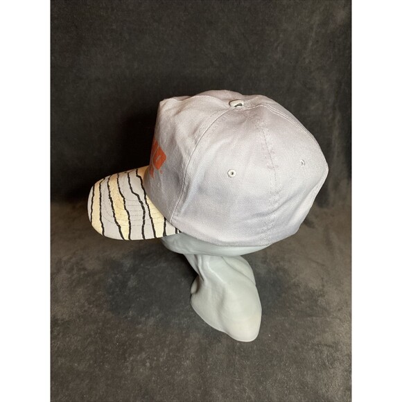Vintage Y2k Echo Power Equipment The Right Tool Snapback Hat Zebra Striped - Picture 4 of 8
